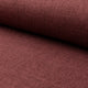 Red linen upholstery fabric by the yard, rolled bolt view