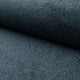 Blue boucle upholstery fabric by the yard, rolled bolt view