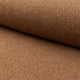 Brown boucle upholstery fabric by the yard, rolled bolt view