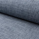 Blue basketweave upholstery fabric by the yard, rolled bolt view