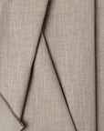 Gray basketweave upholstery fabric by the yard, folded showing drape and weight