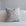 Cream and gray botanical leaf jacquard throw pillow, 20-inch square
