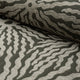 Gray sunburst jacquard upholstery fabric by the yard, rolled bolt view