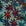Light blue floral wallpaper pattern