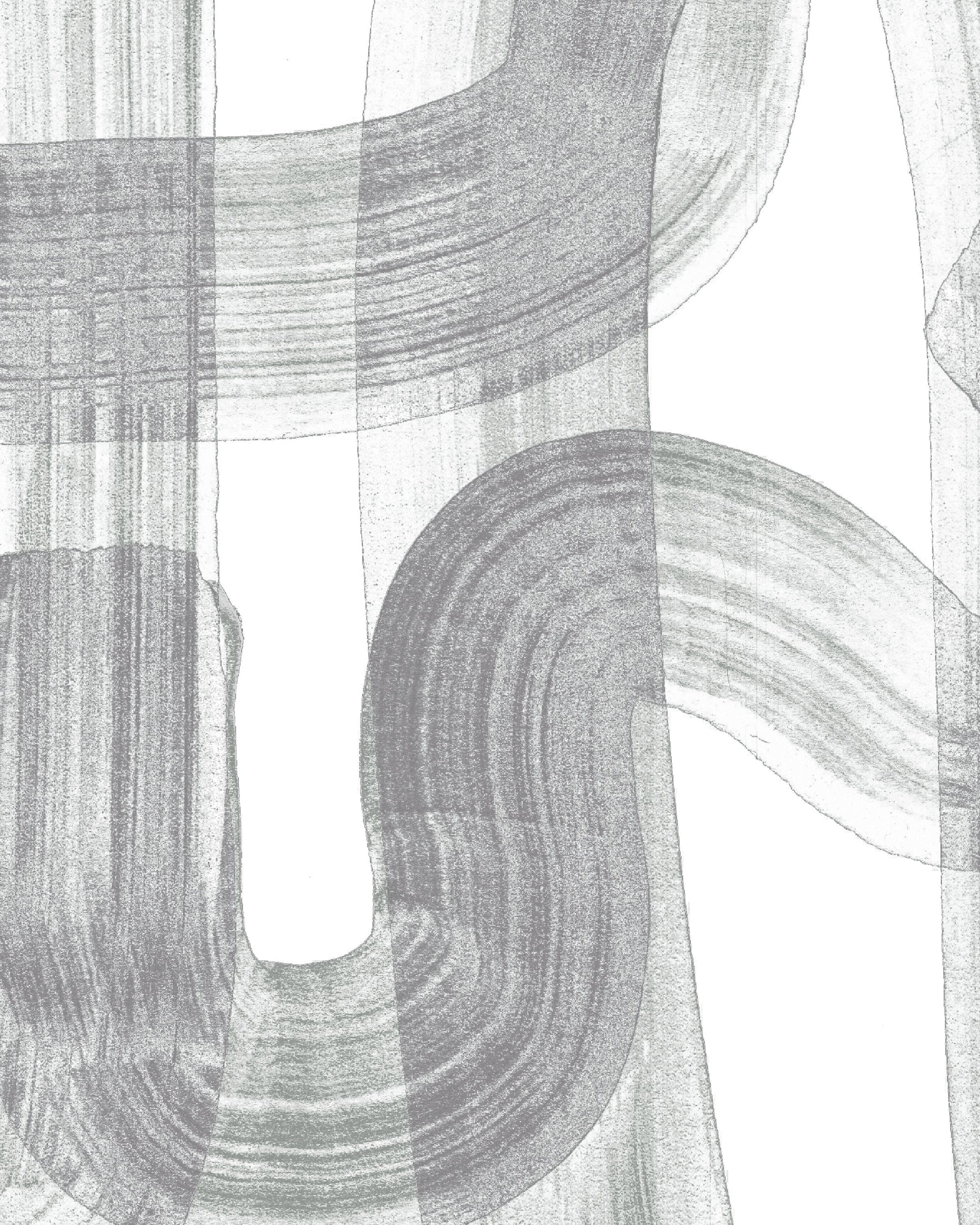 Wallpaper Sample of Metal Color Down the Rabbit Hole Wallpaper Design
