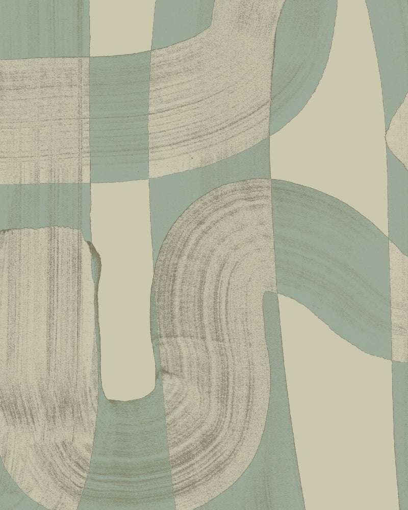 Wallpaper Sample of Opal Color Down the Rabbit Hole Wallpaper Design