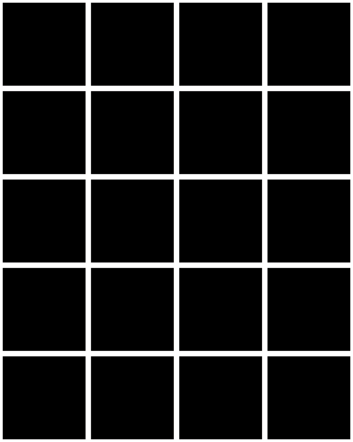 The Grid Collection - Small Thin Square Wallpaper by Poppy – Poppy ...